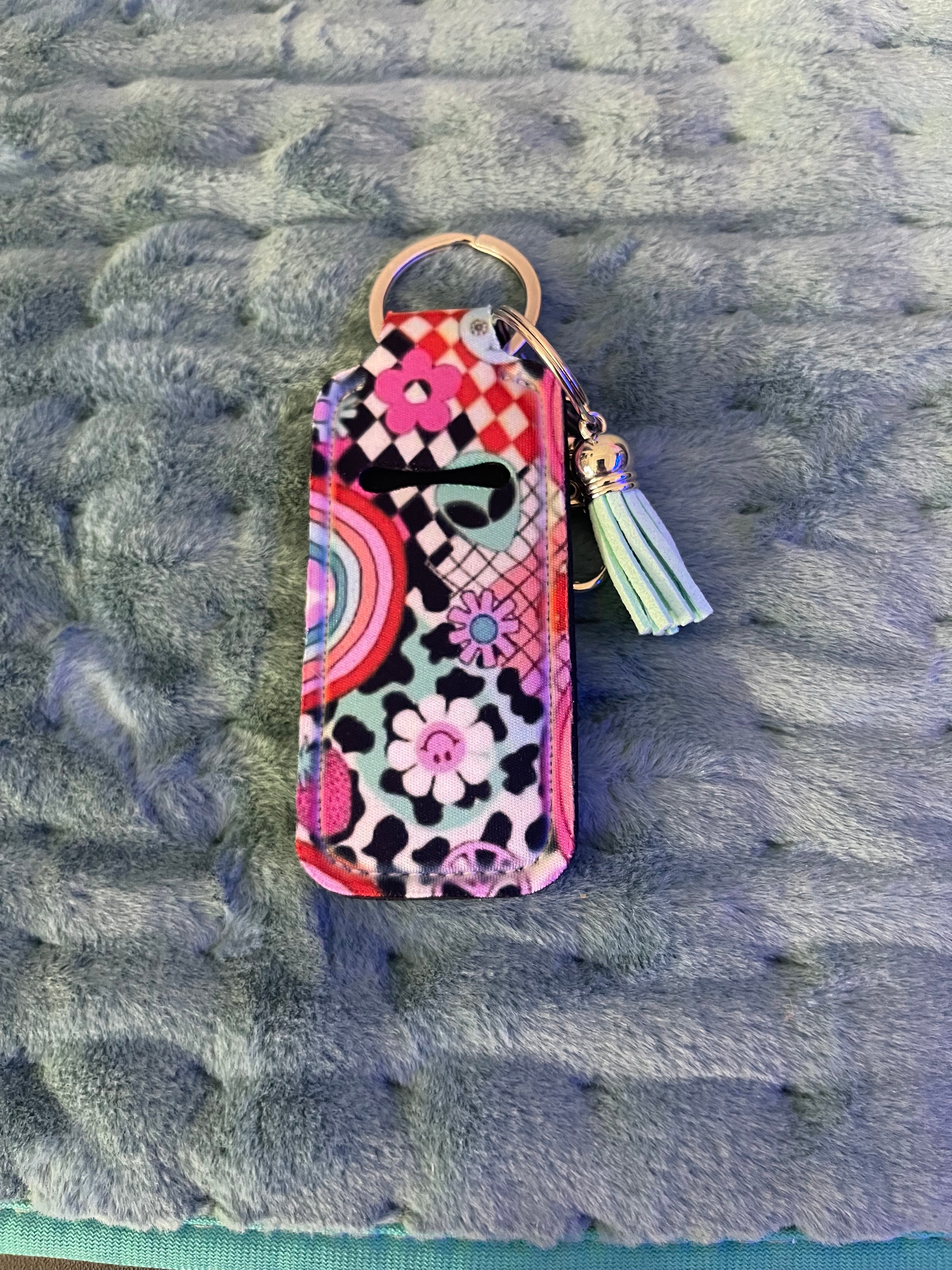Chapstick keychain holders