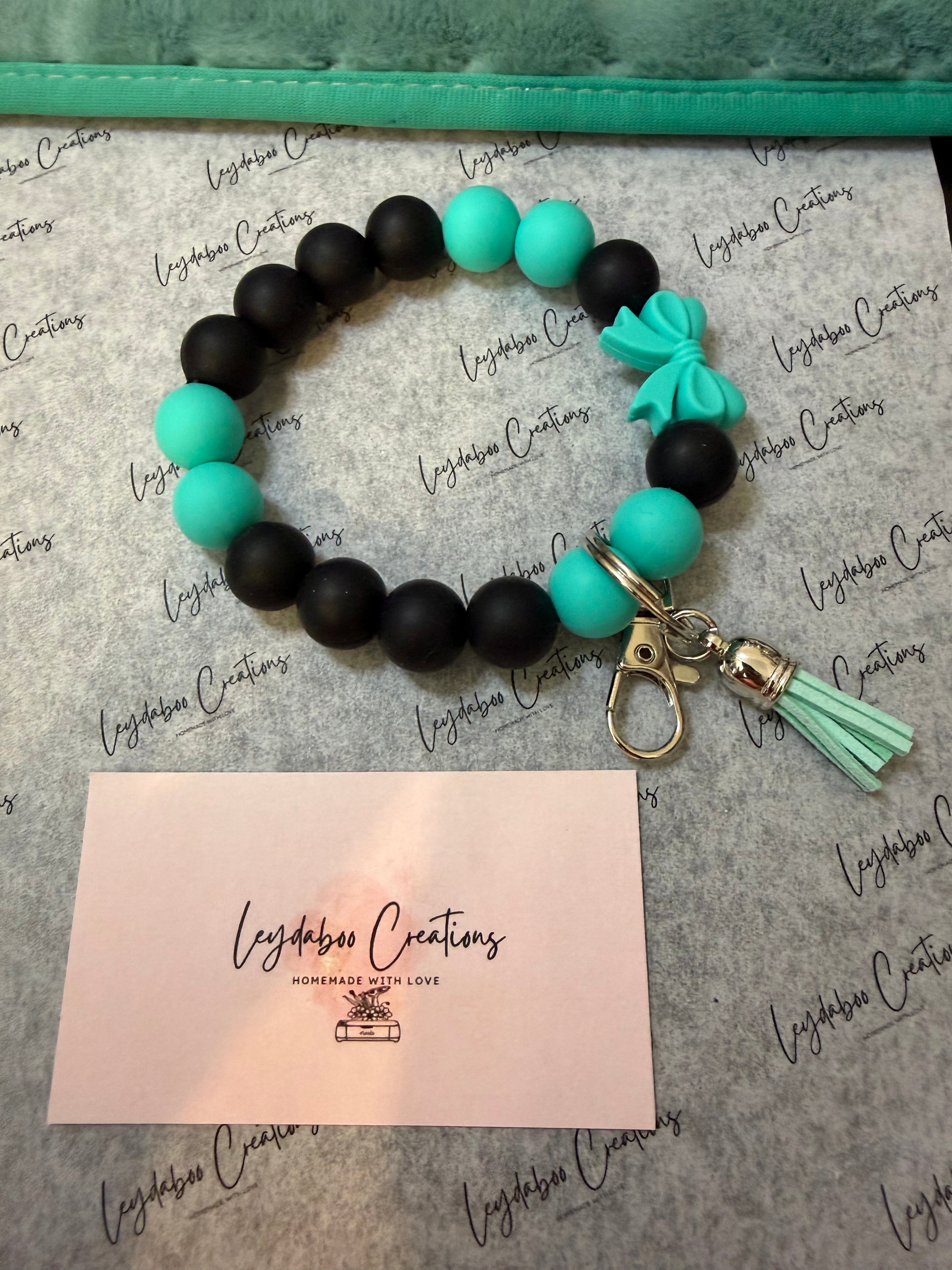 Beaded Keychain Bracelet