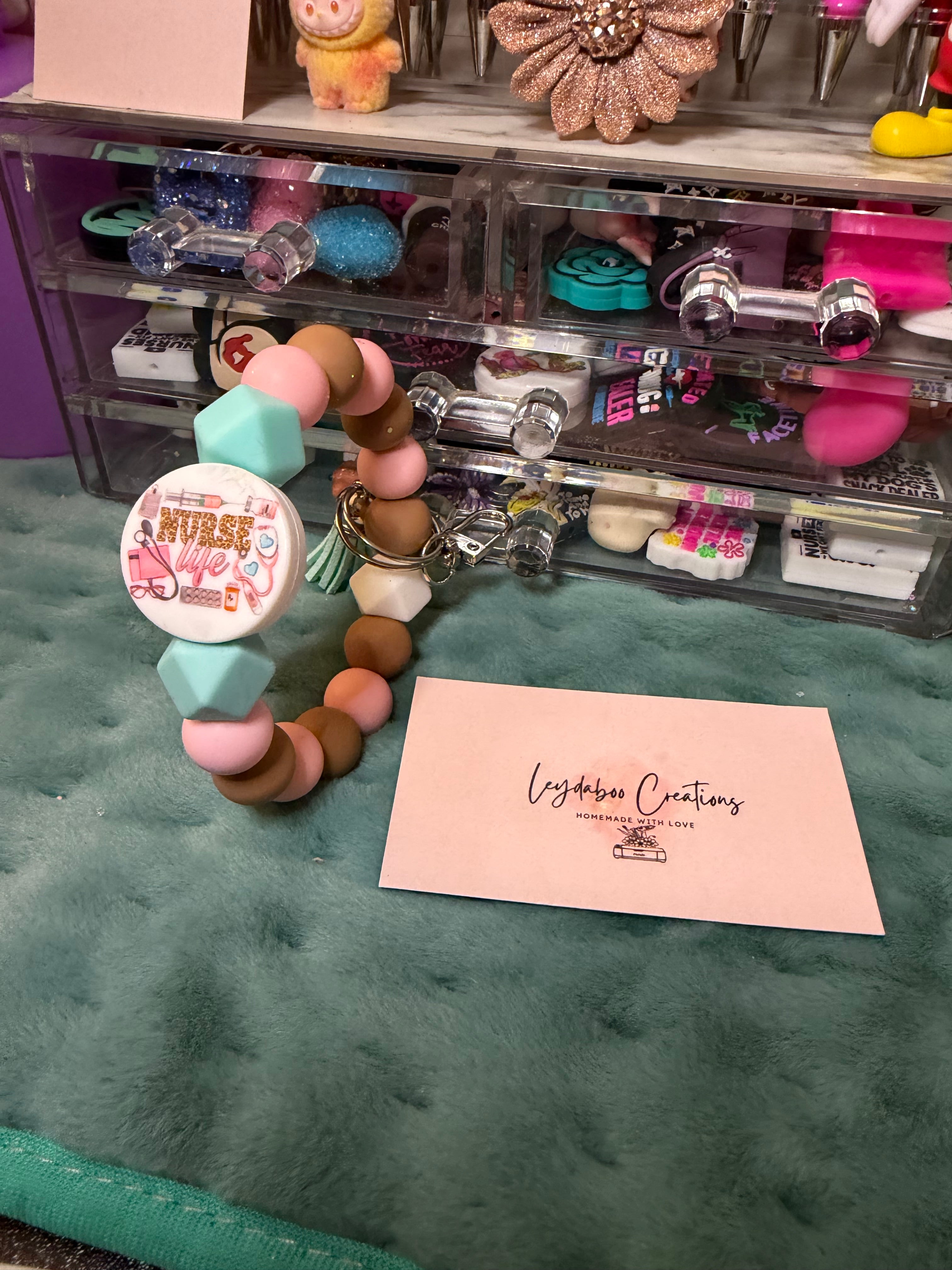 Mama Keychain Bracelet