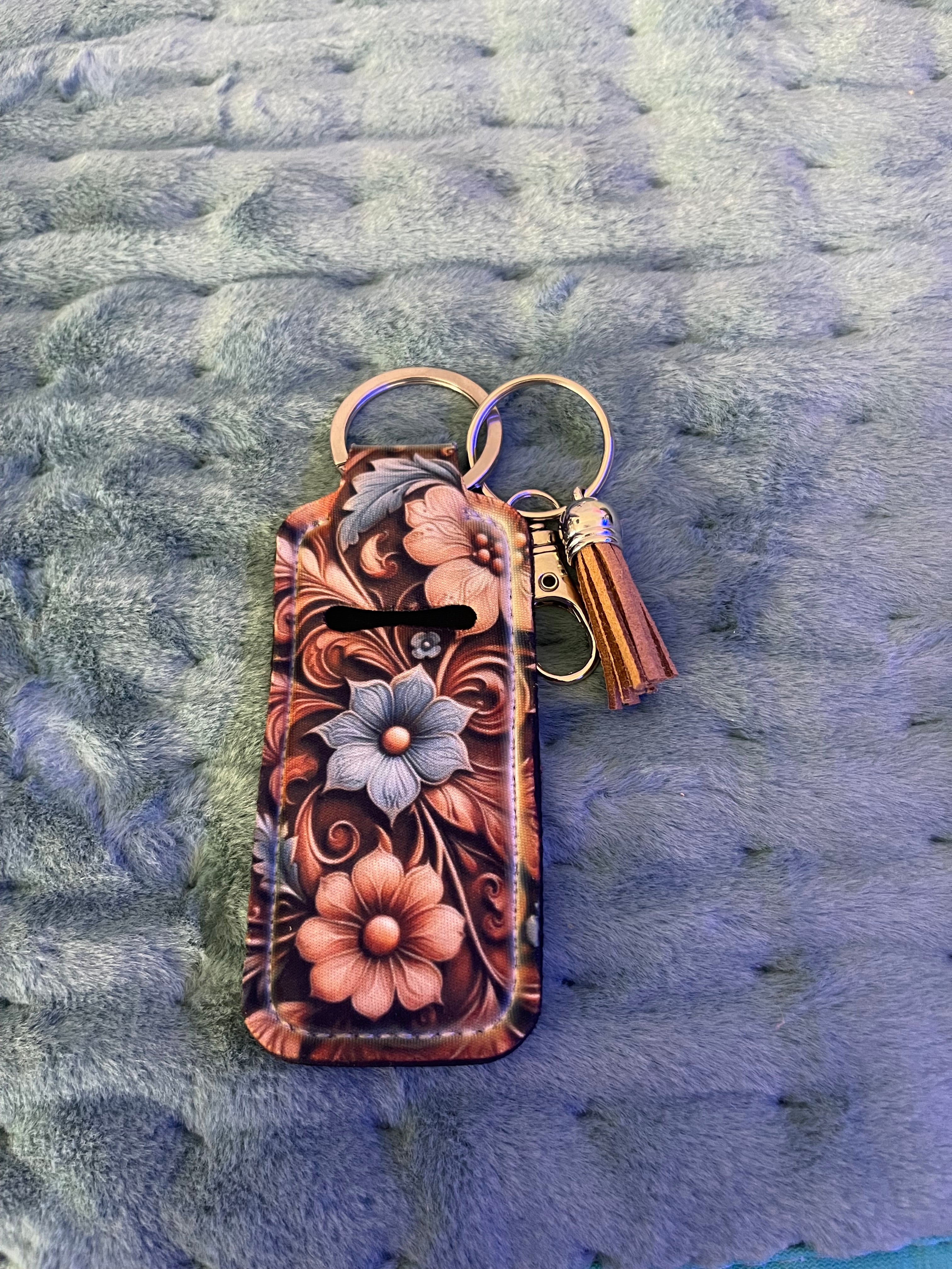Chapstick keychain holders