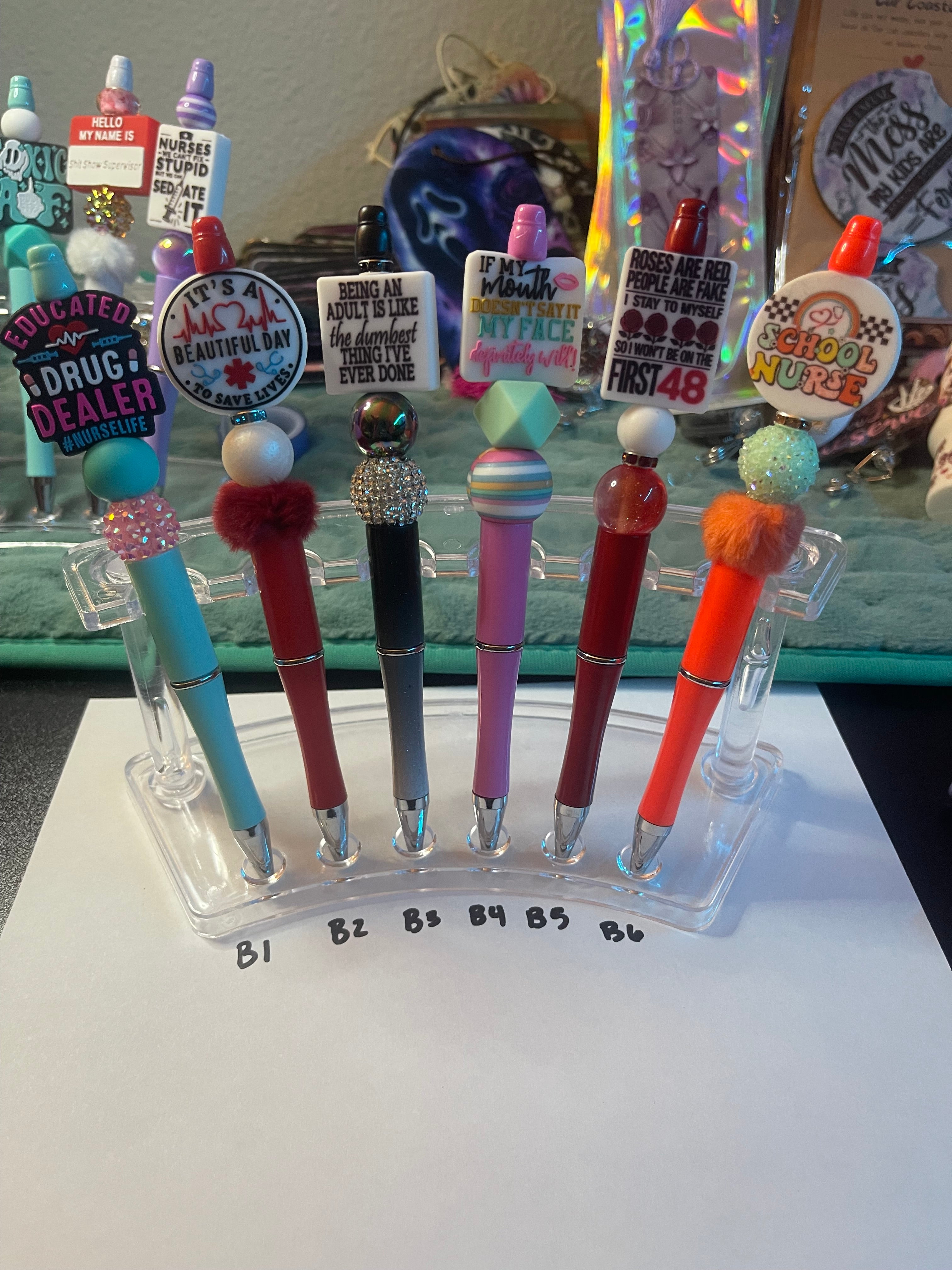 Beaded Pens